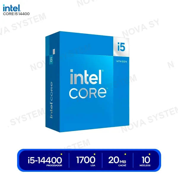 INTEL PROCESADOR INTEL CORE I5 14400 2.5GHZ-20MB LGA 1700...