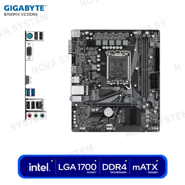 GIGABYTE MOTHERBOARD GIGABYTE B760M K V2 DDR4 ( 9MB76MK24-00-G10...