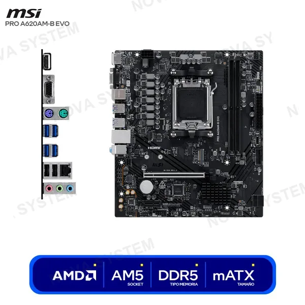 MSI MOTHERBOARD MSI PRO A620AM-B EVO ( PRO A620AM-B EVO ) A...