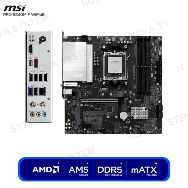 MSI MOTHERBOARD MSI PRO B840M-P WIFI6E ( PRO B840M-P WIFI6...