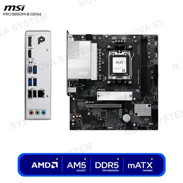 MSI MOTHERBOARD MSI PRO B850M-B GEN4 ( PRO B850M-B GEN4 ) ...