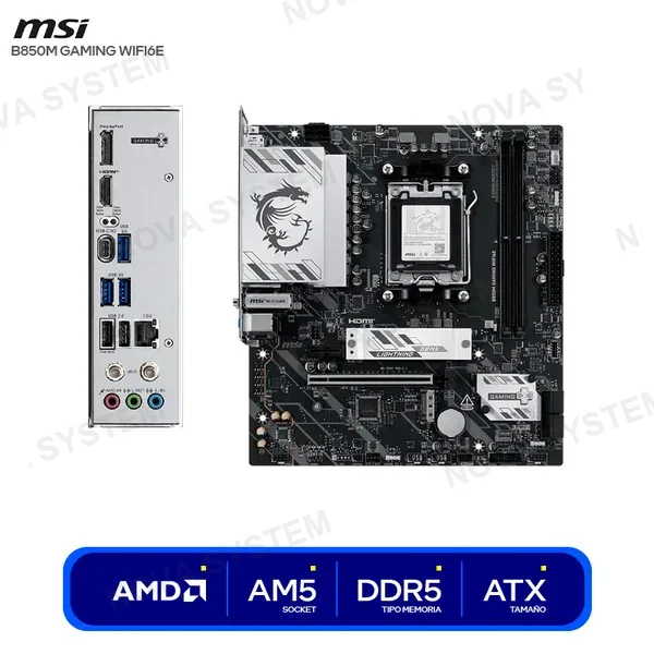 MSI MOTHERBOARD MSI B850M GAMING WIFI6E ( B850M GAMING WIFI...