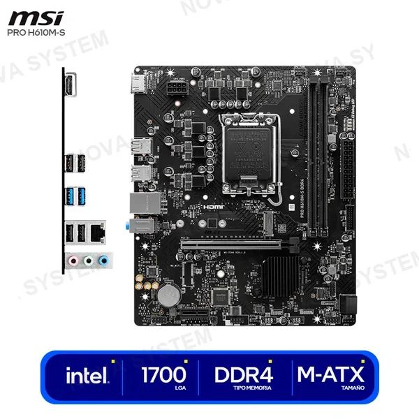MSI MOTHERBOARD MSI PRO H610M-S DRR4 ( PRO H610M-S DDR4 ) L...