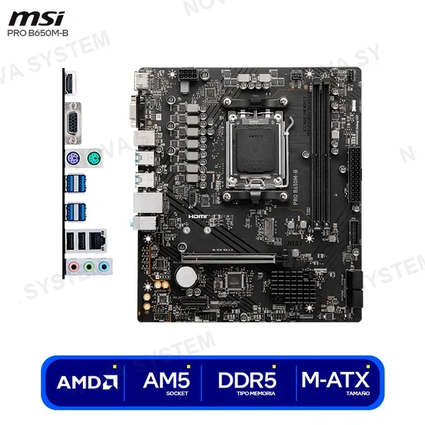 MSI MOTHERBOARD MSI PRO B650M-B ( PRO B650M-B ) | AMD | AM5...
