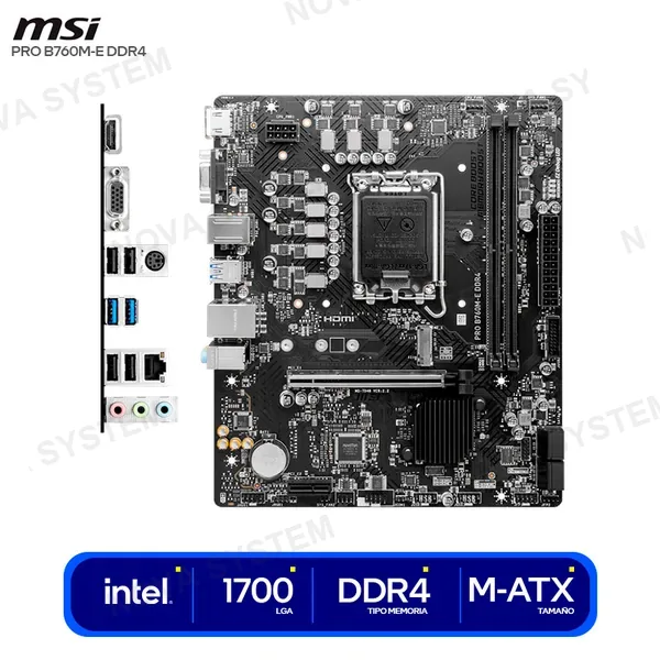 MSI MOTHERBOARD MSI PRO B760M-E DDR4 ( PRO B760M-E DDR4 ) ...