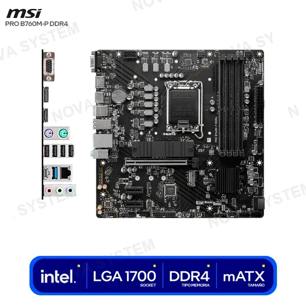 MSI MOTHERBOARD MSI PRO B760M-P DDR4 ( PRO B760M-P DDR4 ) L...