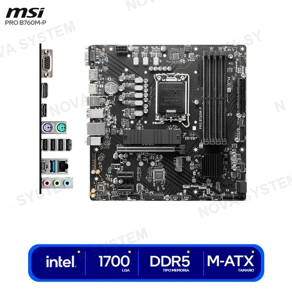 MSI MOTHERBOARD MSI PRO B760M-P ( PRO B760M-P ) LIGHTNING...