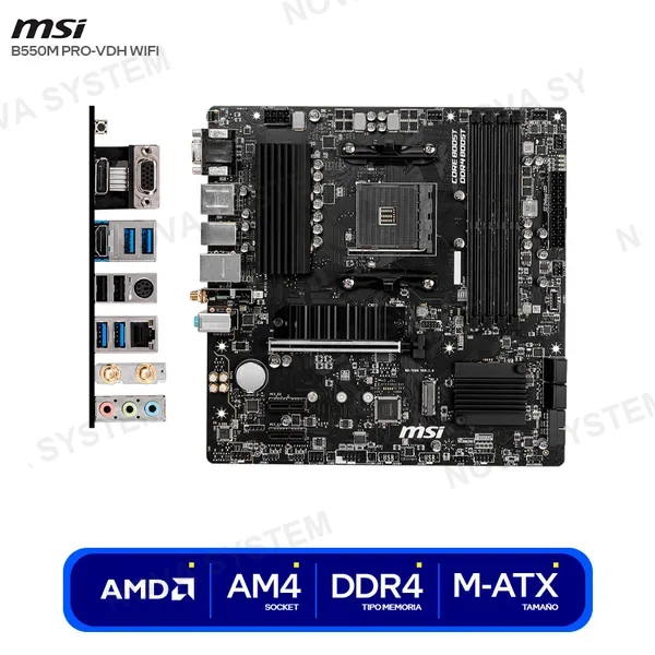MSI MOTHERBOARD MSI B550M PRO VDH WIFI ( B550M PRO-VDH WIFI...