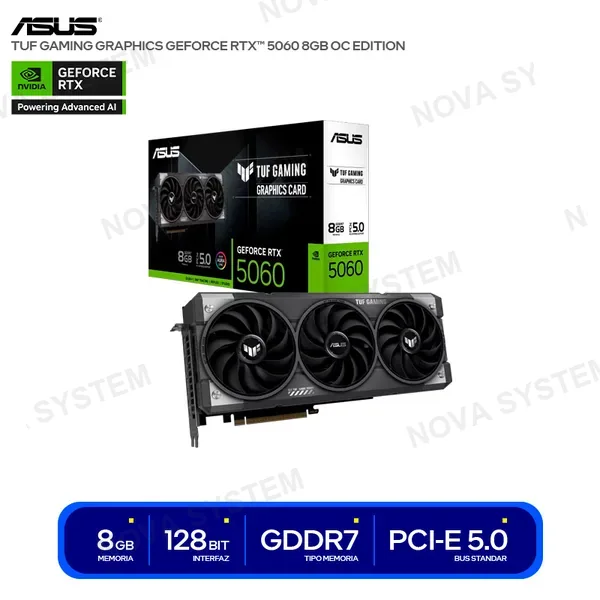 ASUS TARJETA DE VIDEO ASUS TUF GAMING GRAPHICS GEFORCE RTX 5...