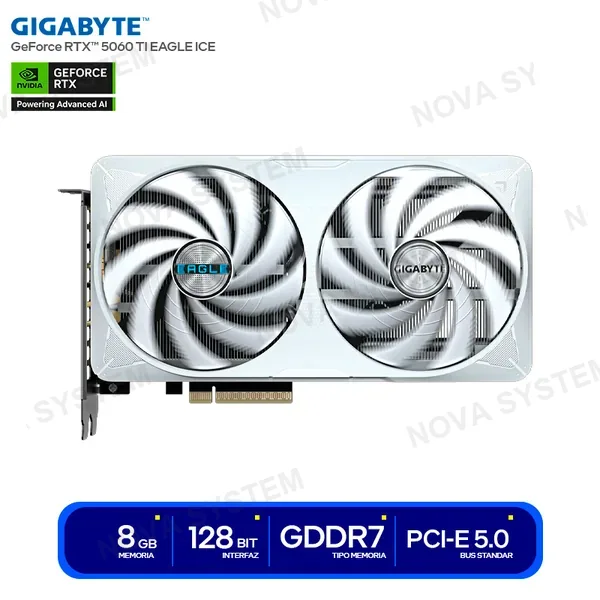 GIGABYTE TARJETA DE VIDEO GIGABYTE GEFORCE RTX 5060 TI EAGLE ICE...