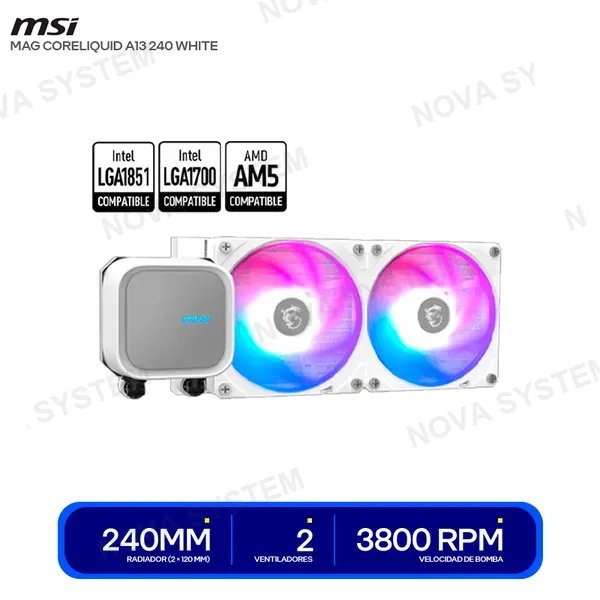 MSI SISTEMA DE ENFRIAMIENTO LIQUIDO MSI MAG CORELIQUID A13 ...