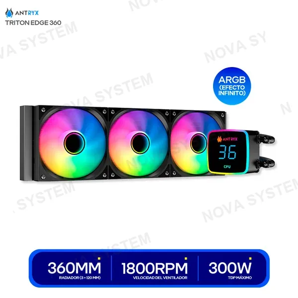ANTRYX SISTEMA DE ENFRIAMIENTO LIQUIDO ANTRYX TRITON EDGE 360 ...