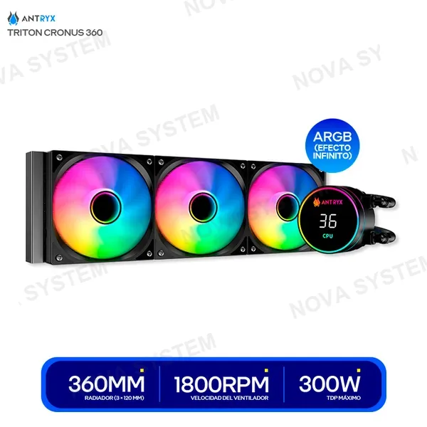 ANTRYX SISTEMA DE ENFRIAMIENTO LIQUIDO ANTRYX TRITON CRONUS 36...