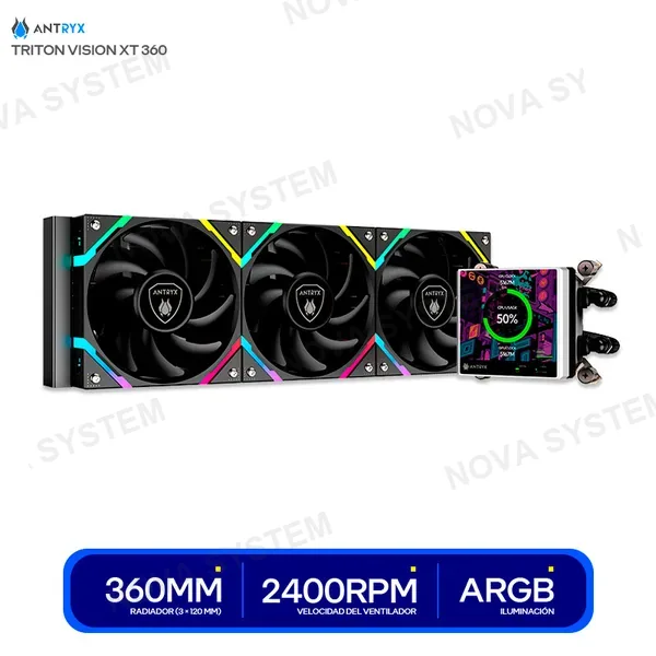 ANTRYX SISTEMA DE ENFRIAMIENTO LIQUIDO ANTRYX TRITON VISION XT...