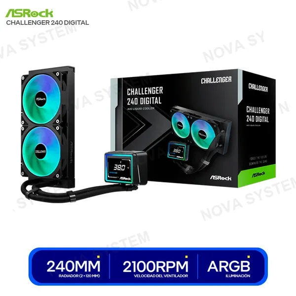 ASROCK SISTEMA DE ENFRIAMIENTO LIQUIDO ASROCK CHALLENGER 240 D...