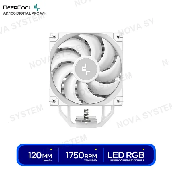 DEEPCOOL COOLER DE PROCESADOR DEEPCOOL AK400 DIGITAL PRO WH ( R-...