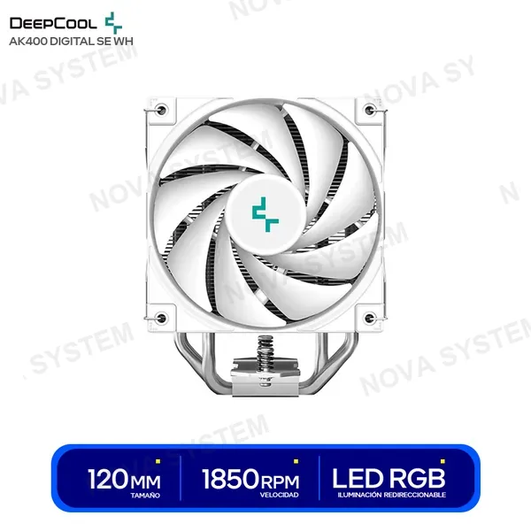 DEEPCOOL COOLER DE PROCESADOR DEEPCOOL AK400 DIGITAL SE WH ( R-A...