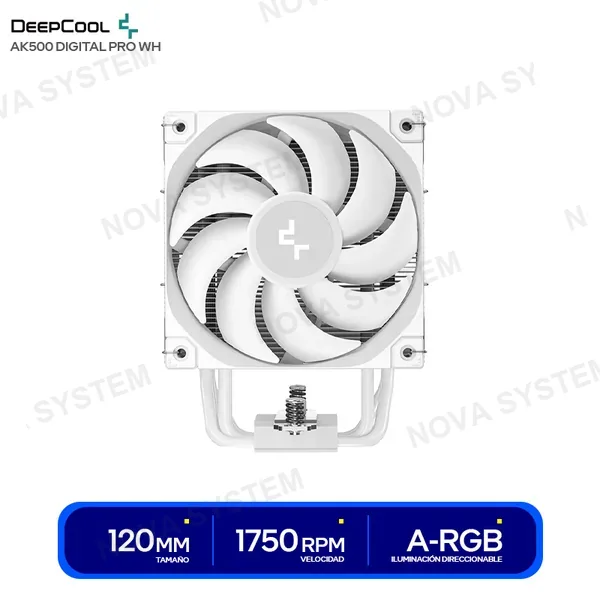 DEEPCOOL COOLER DE PROCESADOR DEEPCOOL AK500 DIGITAL PRO WH ( R-...