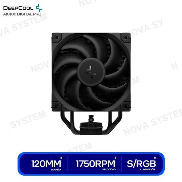 DEEPCOOL COOLER DE PROCESADOR DEEPCOOL AK400 DIGITAL PRO NEGRO...