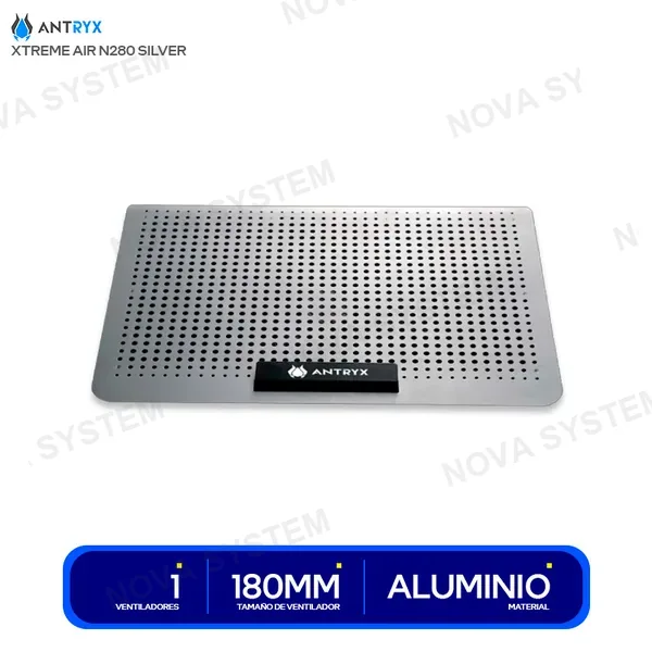 ANTRYX COOLER PARA LAPTOP ANTRYX XTREME AIR N280 SILVER ( ACP-...
