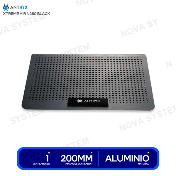 ANTRYX COOLER PARA LAPTOP ANTRYX XTREME AIR N280 BLACK ( ACP-...