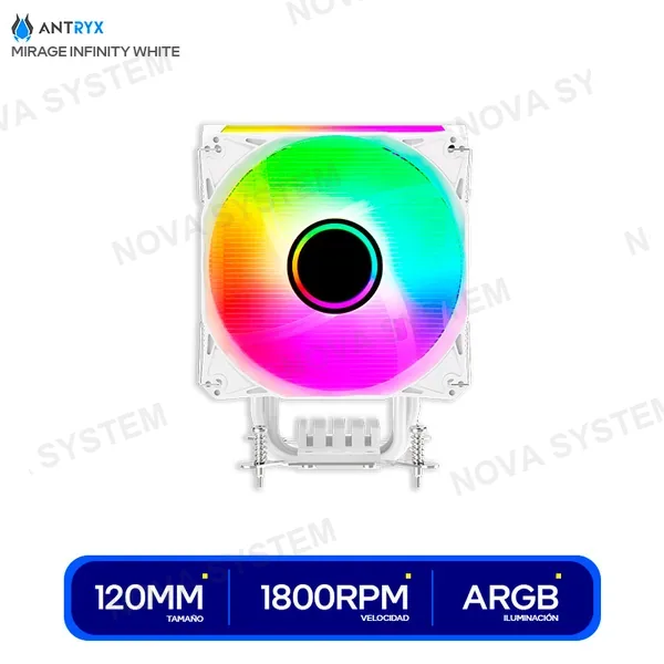 ANTRYX COOLER DE PROCESADOR ANTRYX MIRAGE INFINITY WHITE ( ACC...