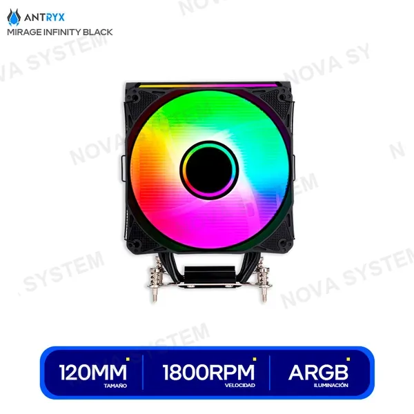 ANTRYX COOLER DE PROCESADOR ANTRYX MIRAGE INFINITY BLACK ( ACC...