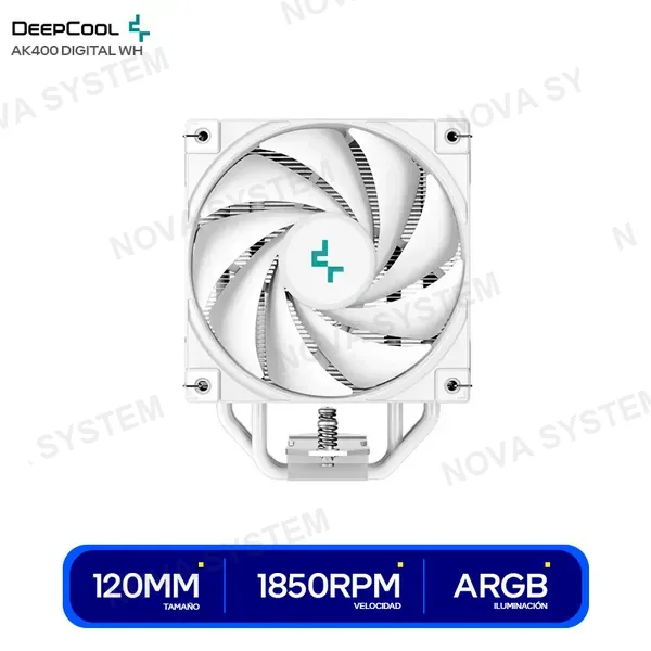 DEEPCOOL COOLER DE PROCESADOR DEEPCOOL AK400 DIGITAL WH ( R-AK40...