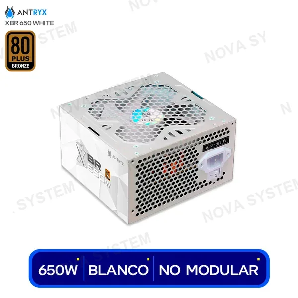 ANTRYX FUENTE ANTRYX 650W XBR 650 80 PLUS BRONZE BLANCO ( FP65...
