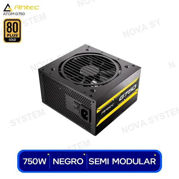 FUENTE ANTEC 750W ATOM G750 80 PLUS GOLD ( ATOM G750 EC...