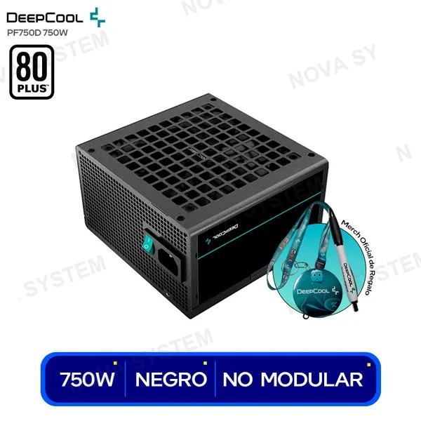 DEEPCOOL FUENTE DEEP COOL PF750D 750W 80 PLUS WHITE ( R-PF750D-H...