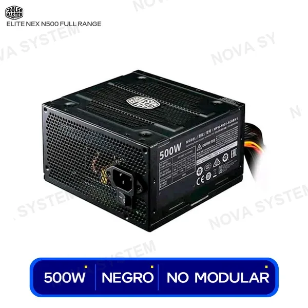COOLER MASTER FUENTE COOLER MASTER ELITE NEX N500 FULL RANGE 500W ( M...