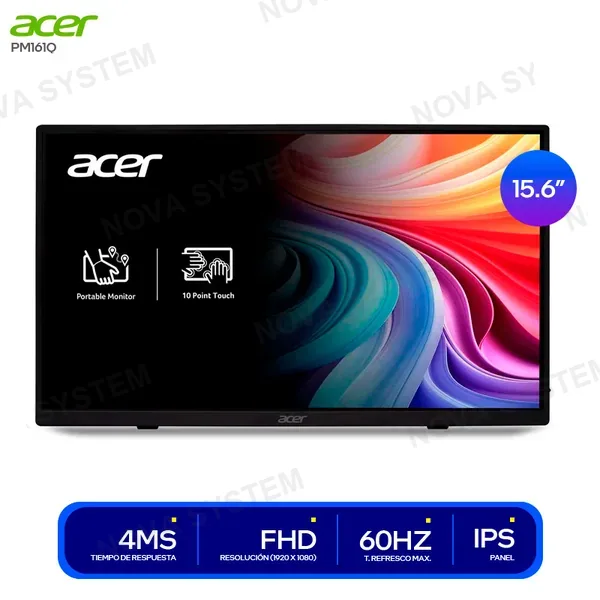 ACER MONITOR PORTATIL 15.6’’ ACER PM161Q ( UM.ZP1AA.C02 ...