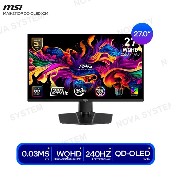 MSI MONITOR MSI MAG MP271QP QD OLED X24 27’’ ( 3CD8 ) W...