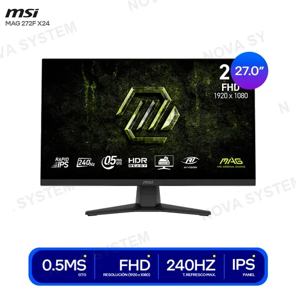 MSI MONITOR GAMING MSI MAG 272F X24 27’’ IPS ( 3CE5 ) ...