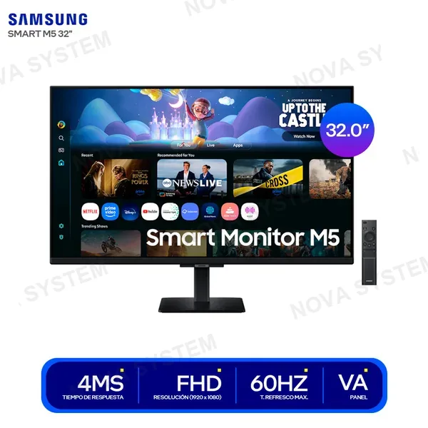 SAMSUNG MONITOR SMART LED 32’’ SAMSUNG M5 ( LS32FM500ELXPE ...