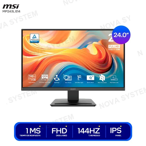 MSI MONITOR MSI PRO MP243L E14 24 ( 3PE1 ) FHD 1920 X 1080 ...