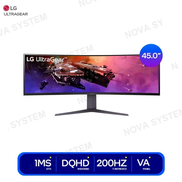 LG MONITOR GAMING CURVO LG ULTRAGEAR 45 DQHD ( 45GR75DC-B ...