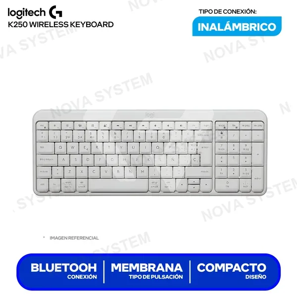 LOGITECH TECLADO LOGITECH K250 ( 920-013446 ) TECLADO INALAMBRIC...