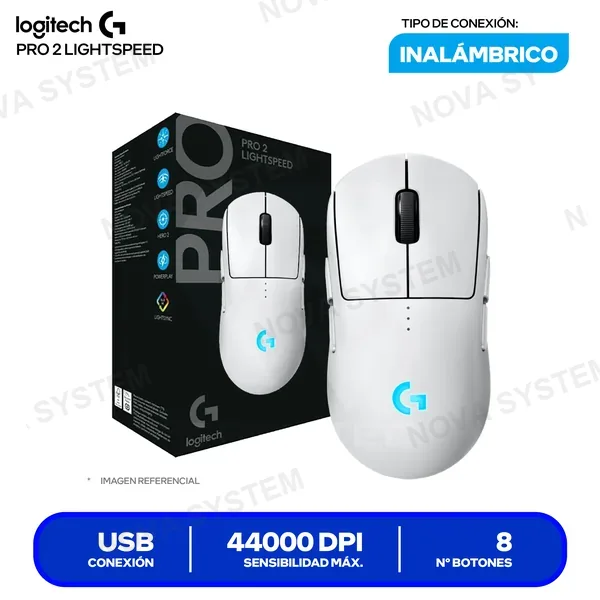 LOGITECH MOUSE GAMING LOGITECH G PRO 2 LIGTHSPEED WIRELESS HERO ...
