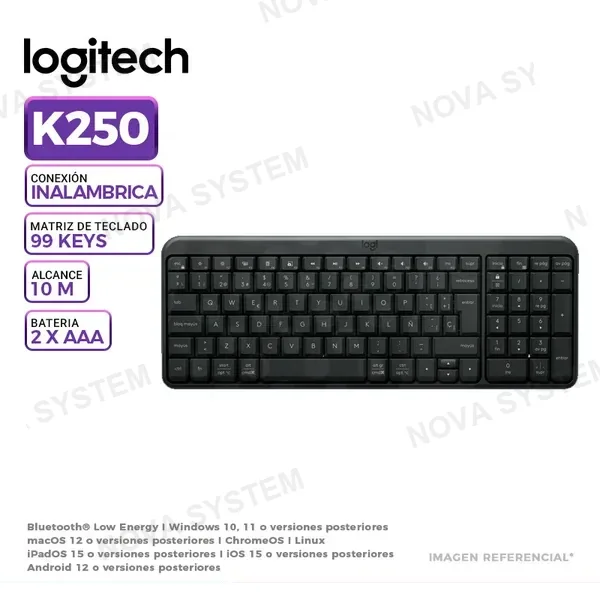 LOGITECH TECLADO LOGITECH SIGNATURE K650 ( 920-010910 ) WIRELESS...