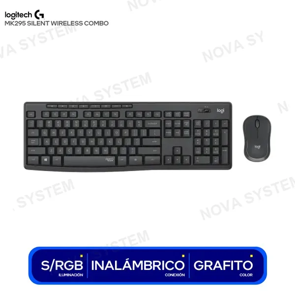 LOGITECH COMBO LOGITECH MK295 ( 920-009792 ) TECLADO + MOUSE INA...