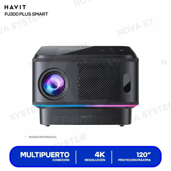 PROYECTOR HAVIT PJ300 PLUS SMART ( HVPJ-PJ300 PLUS-US-B...