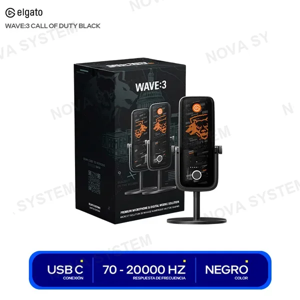 ELGATO MICROFONO ELGATO WAVE:3 CALL OF DUTY BLACK ( 10MAB9901...