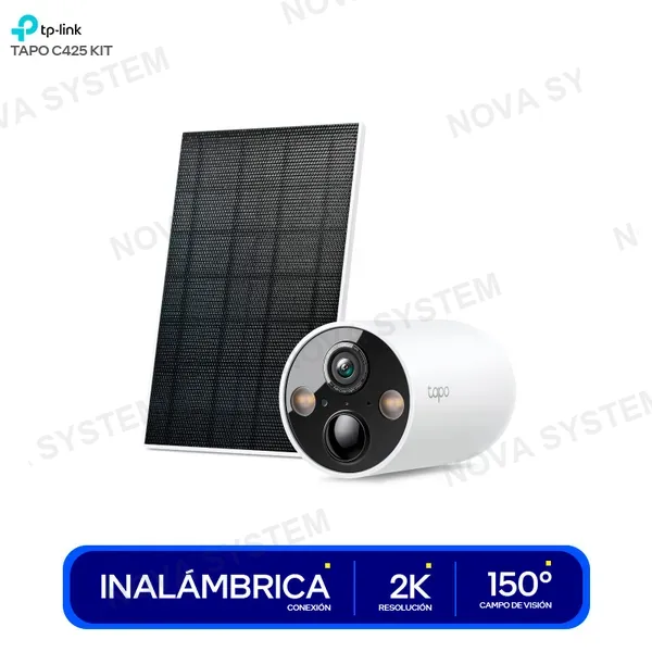 TP-LINK CAMARA DE VIGILANCIA TP-LINK TAPO C425 KIT 2K QHD ( 017...