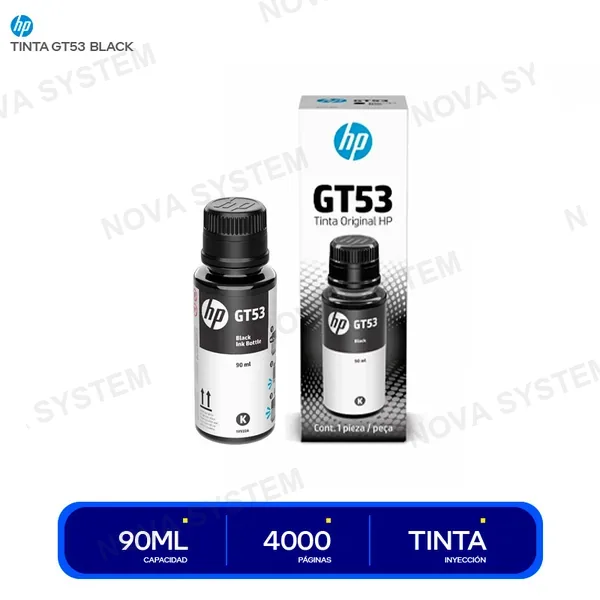 HP TINTA HP 1VV22AL ( GT53 ) P/SERIES GT BLACK...