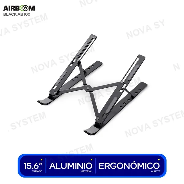 SOPORTE PARA LAPTOP AIRBOOM BLACK ( AB 100 ) 15.6 | PLE...