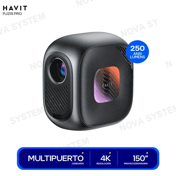 PROYECTOR HAVIT PJ215 PRO SMART ( HVPJ-PJ215 PRO-US-BK ...