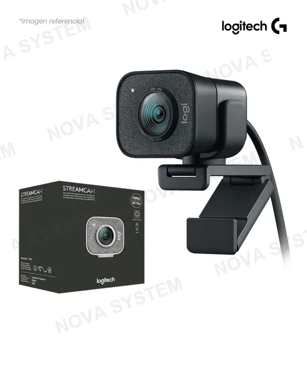 LOGITECH CAMARA WEB LOGITECH STREAMCAM PLUS ( 960-001280 ) FHD ...