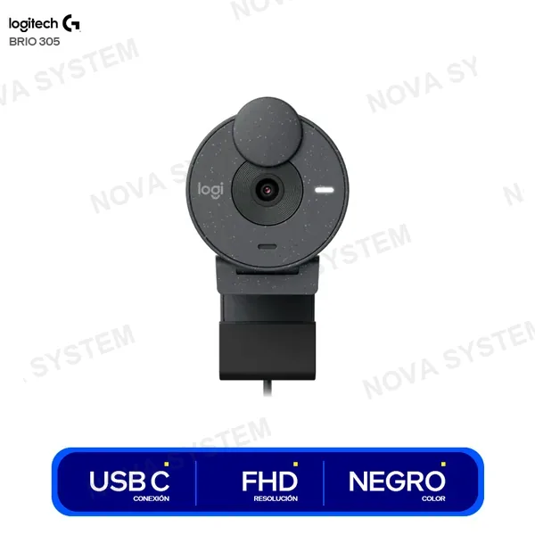 LOGITECH CAMARA WEB LOGITECH BRIO 305 FULL HD USB-C...